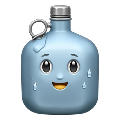 Camp Essentials, canteen,negative:character. sticker