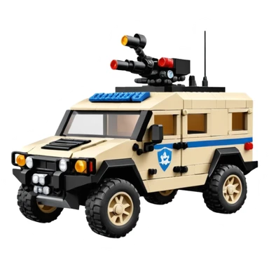 Lego Barbie Stealthy camouflage desert Rock climbing Snow planet dark scary Imperial Shock Troopers police off road interceptor humvee camper  sticker