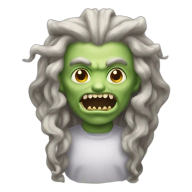 Démon gorgon sticker