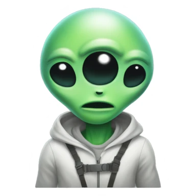 alien abductio sticker