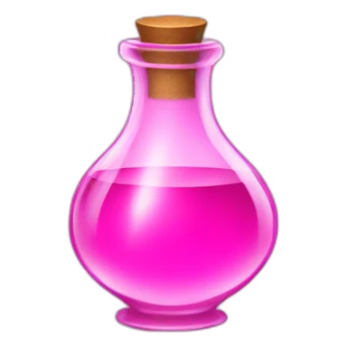 pink magic potion sticker