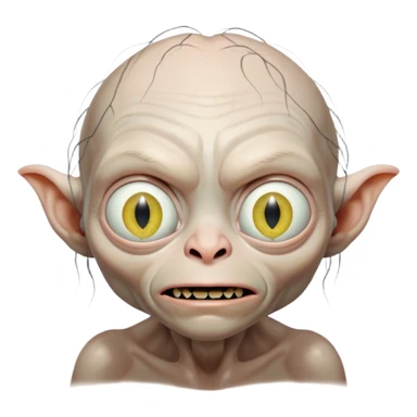 gollum from Lord of the rings sticker