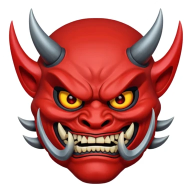Oni Mask sticker