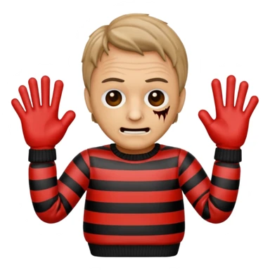 Freddy Kruger emojie sticker