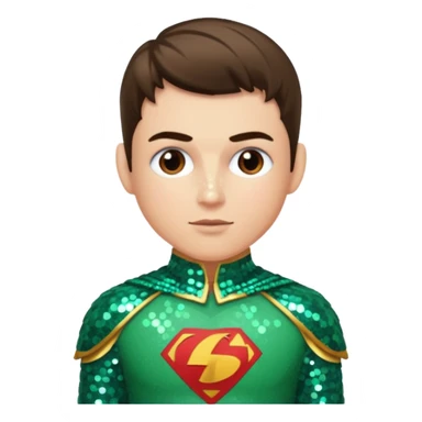 Robin from DC with Sequin Outfit sticker