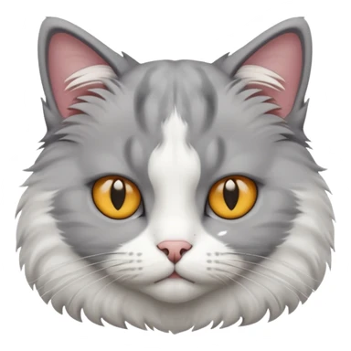 Cat looks serious  sticker