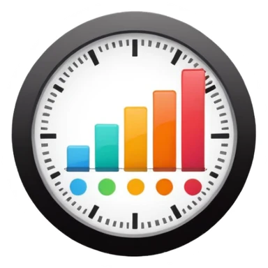 data analyze report chart no technology sticker