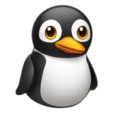 Pingouin sur épaule sticker