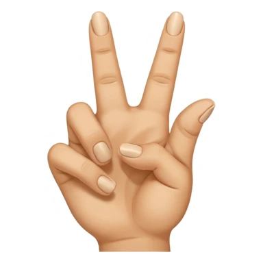 Its a meme in indai that is a hand gesture which middle finger is faced front and all finger is faced upward sticker