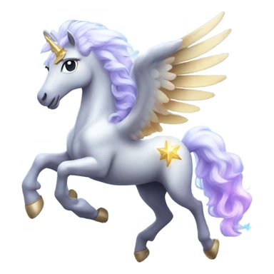 magic sparkling Pegasus  sticker