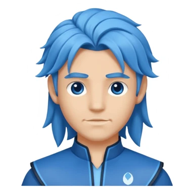 crea un avatar come personaggio AZUL sticker