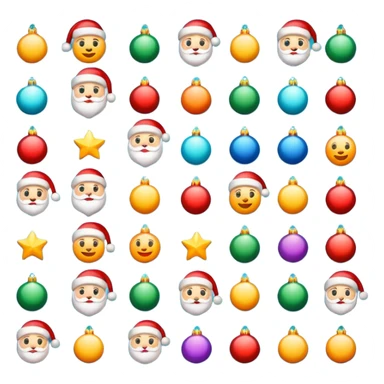 Emojis navidad sticker