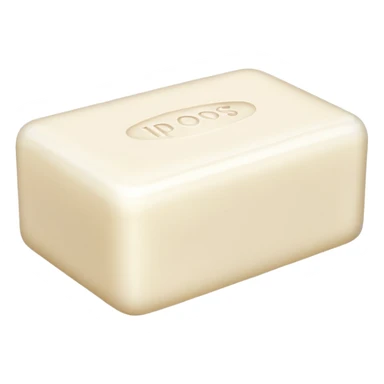 white soap sticker