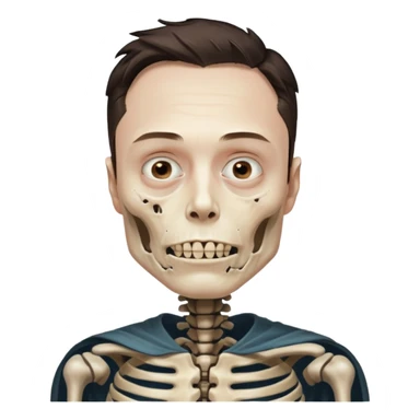 elon musks rotting corpse sticker