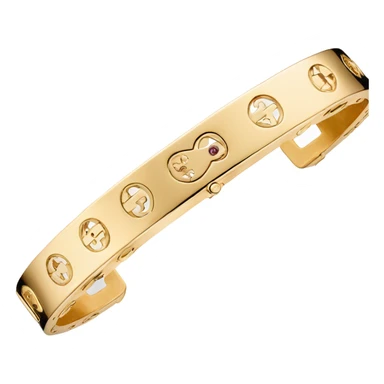 cartier love bracelet gold sticker