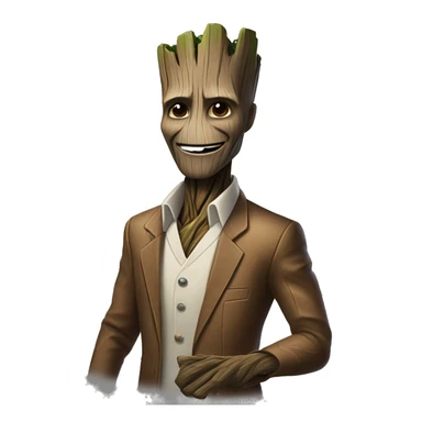 groot telemarketer sticker