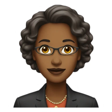 a femalem ceo of color sticker