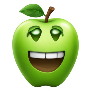 Rizz Apple sticker