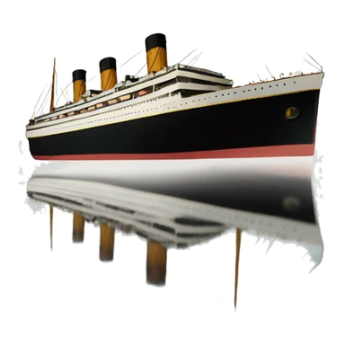RMS Titanic White Star Line sticker
