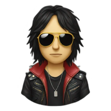 julian casablancas with sunglasses sticker