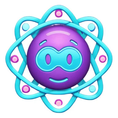 futuristic minimalistic emoji icon, glowing letters "SANG" made of three neon lines merging together, representing Storm, Atom and NoizeGames, neon purple (#8B5CF6) and cyan (#00E0FF) glow, dark tech background, unity and energy vibe, 1:1 aspect ratio sticker
