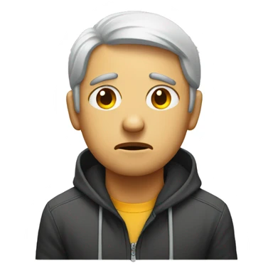 feeling sad, with tears, from low stock trade sticker