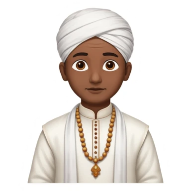 indian pandit having tuppi visibale from back sticker