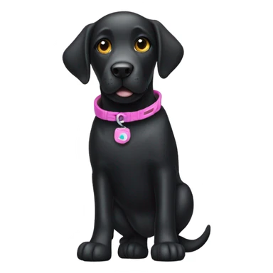 black labrador on roller blades sticker