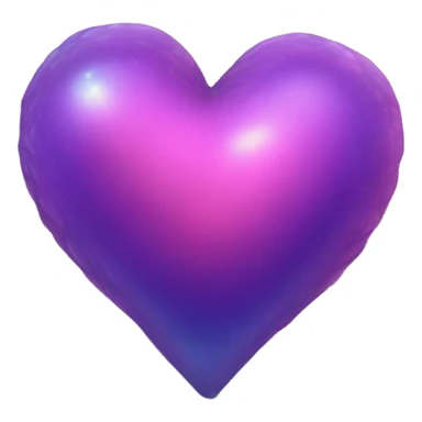 dark iridescent scale heart sticker