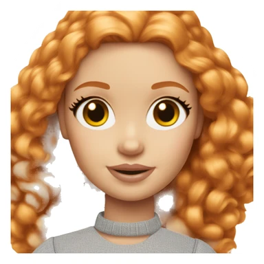 Beautiful Barbie ginger fair skin sticker