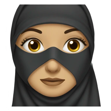 A niqabi sticker