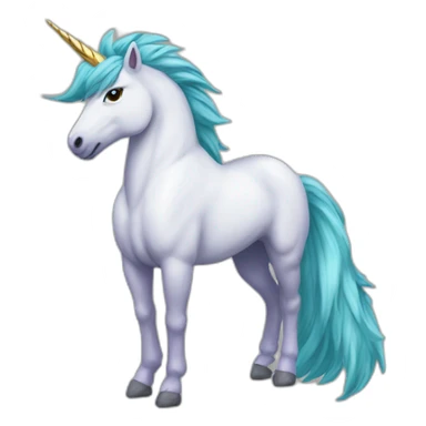 unicorn saiyan sticker