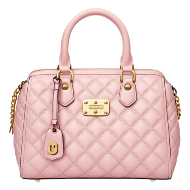 light pink and gold juicy couture handbag sticker