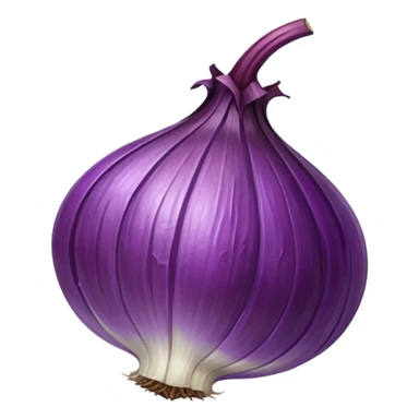 dried purple onion sticker