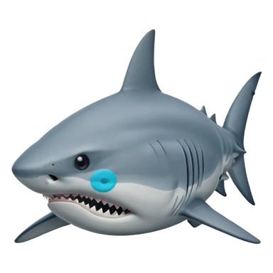 BULL SHARK FACE sticker