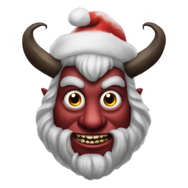 krampus from christmas movie sticker