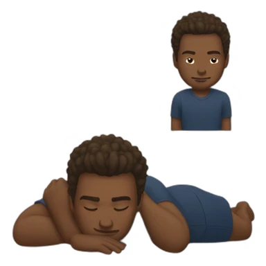 cedric doumbe qui dort sticker