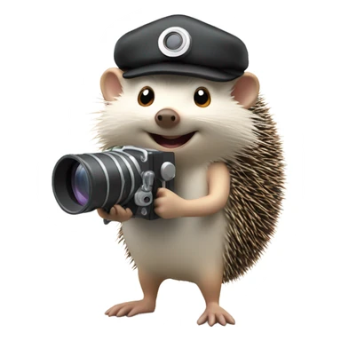 hedgehog the movie director with camera sticker