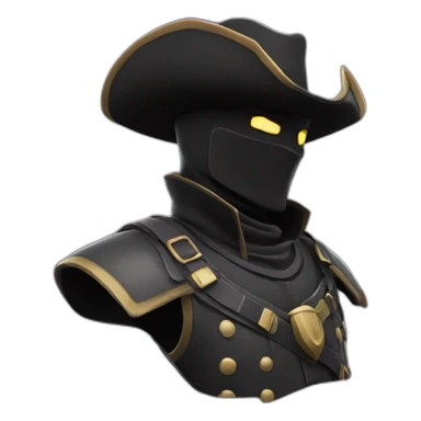 Fortnite chevalier noir sticker