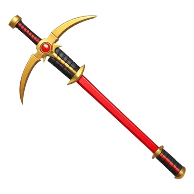 samurai themed space miner tool icon, futuristic mining tool inspired by katana, Japanese armor details, red black gold color palette, glowing energy accents, 3D cartoon, mobile game icon style, clean background, soft shadow, no text, no watermark

 sticker
