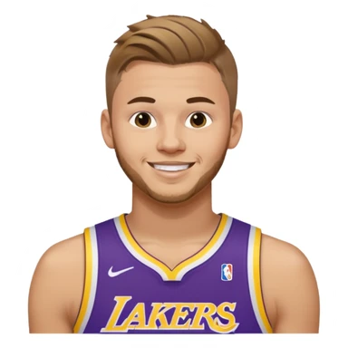 Luka Doncic LA Lakers shirt 77 sticker