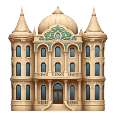 art nouveau palace sticker