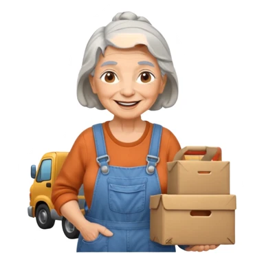 granny loading sticker