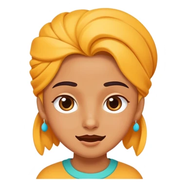 character inspired by حزلقوم with a playful and quirky expression, bright colors sticker