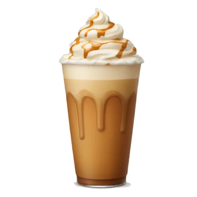 Caramel Frappe condensation  sticker