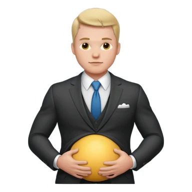pregnant elon musk man sticker