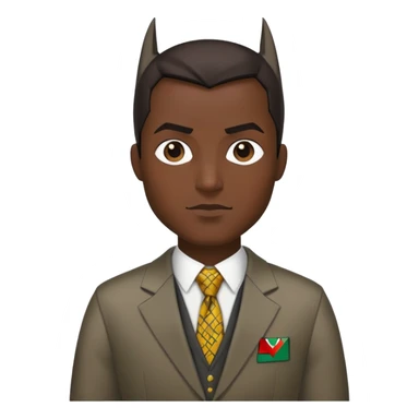 Batman wearing a Palestinian inspired-suit  sticker