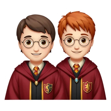 Harry potter and Ron wesley sticker