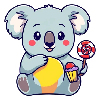 Koala Candy sticker
