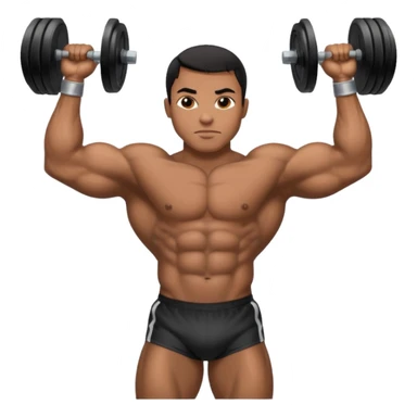 African American police bodybuilder  sticker